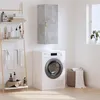 Image de vidaXL Armoire murale gris béton 34,5x34x90 cm828840