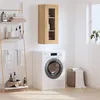 Image de vidaXL Armoire Murale, Placard Suspendu avec Rangement, Meuble Flottant de Salon Bureau Chambre, Moderne, Chêne Sonoma Bois d'Ingénierie