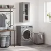Image de Armoire murale sonoma gris 34,5x34x90 cm