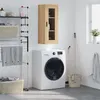 Image de vidaXL Armoire Murale, Placard Suspendu avec Rangement, Meuble Flottant de Salon Bureau Chambre, Moderne, Chêne Sonoma Bois d'Ingénierie