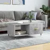 Image de vidaXL Table basse gris béton 90x50x40 cm bois d'ingénierie829192