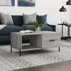 Image de vidaXL Table basse sonoma gris 90x50x40 cm bois d'ingénierie829226