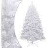 Image de vidaXL Sapin de Noël Artificiel à Charnières avec Neige Floquée, Arbre de Noël avec Support, Décoration de Fête Intérieur Extérieur, Moderne, 180 cm