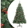 Image de Sapin de Noël artificiel avec pommes de pin et baies 240 cm