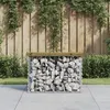 Image de vidaXL Banc de jardin design gabion 63x31,5x42 cm bois de pin imprégné 834346