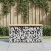 Image de vidaXL Banc de jardin design de gabion 83x31,5x42cm bois massif de pin 834347