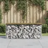 Image de vidaXL Banc de jardin design gabion 103x31,5x42cm bois de pin imprégné, siège de jardin, banc de parc, banc de pique-nique 834352