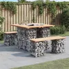 Image de vidaXL Tuinbank schanskorfontwerp 100x102x72 cm massief grenenhout834371