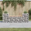 Image de vidaXL Banc de jardin design gabion 183x41x60,5 cm bois massif douglas 834388