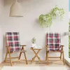 Image de Lot de 2 chaise Vidaxl en teck pliable H. 104 cm exterieur marron