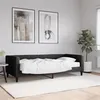 Image de vidaXL Slaapbank met matras 90x200 cm stof zwart3196562