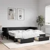 Image de vidaXL Lit de Jour avec Lit Gigogne et Tiroirs, Canapé-lit avec Rangement, Lit d'Invité, Meuble de Chambre à Coucher Salon, 3196616