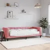 Image de vidaXL Slaapbank met matras 80x200 cm fluweel roze3196663