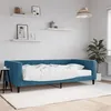 Image de vidaXL Slaapbank met matras 100x200 cm fluweel blauw3196673