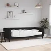 Image de vidaXL Slaapbank met matras 90x190 cm fluweel zwart3196682