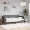 Image de vidaXL Slaapbank met matras 80x200 cm stof donkergrijs3196794