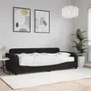 Image de vidaXL Slaapbank met matras 90x190 cm fluweel zwart3196920