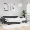 Image de vidaXL Lit de Jour avec Lit Gigogne et Matelas, Canapé-lit, Lit d'Invité, Meuble de Chambre à Coucher Salle de Séjour, 3196947