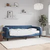 Image de vidaXL Slaapbank met matras 90x200 cm fluweel blauw3197038
