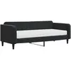 Image de Lit vidaxl 223 x 100 x 75 cm en velours sommier a lattes de couleur