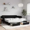 Image de Lit gigogne vidaxl 223 x 212.5 x 75 cm en contreplaque sommier a lattes de couleur