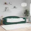 Image de vidaXL Slaapbank met matras 80x200 cm fluweel donkergroen3197272