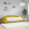 Image de vidaXL Lit de Jour avec Matelas, Canapé-lit, Lit d'Invité, Meuble de Chambre à Coucher Salle de Séjour, Moderne, Jaune 80x200 cm Velours