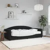 Image de vidaXL Slaapbank met matras 90x200 cm fluweel zwart3197281