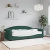 Image de vidaXL Slaapbank met matras 100x200 cm fluweel donkergroen3197286