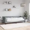 Image de vidaXL Lit de jour avec matelas gris clair 80x200 cm tissu 3197403