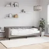 Image de vidaXL Slaapbank met matras 80x200 cm stof taupe3197406