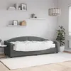 Image de vidaXL Slaapbank met matras 80x200 cm stof donkergrijs3197508