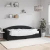 Image de vidaXL Slaapbank met matras 80x200 cm stof zwart3197509