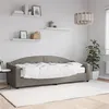 Image de vidaXL Slaapbank met matras 80x200 cm stof taupe3197510