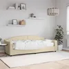 Image de vidaXL Slaapbank met matras 80x200 cm stof cràmekleurig3197511