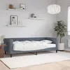 Image de vidaXL Lit de Jour avec Matelas, Canapé-lit, Lit d'Invité, Meuble de Chambre à Coucher Salle de Séjour, Moderne, Gris Foncé 3197741