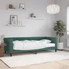 Image de vidaXL Slaapbank met matras 80x200 cm fluweel donkergroen3197742