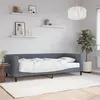 Image de vidaXL Lit de Jour avec Matelas, Canapé-lit, Lit d'Invité, Meuble de Chambre à Coucher Salle de Séjour, Moderne, Gris Foncé 3197748