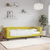 Image de vidaXL Lit de jour avec matelas jaune 90x200 cm velours 3197752