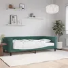 Image de vidaXL Slaapbank met matras 100x200 cm fluweel donkergroen3197756