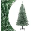 Image de vidaXL Sapin de Noël artificiel avec neige floquée vert 240 cm, arbre de Noël, arbre de Noël artificiel, ornement de Noël, décoration de Noël