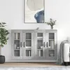 Image de vidaXL Armoires murales 2 pcs sonoma gris bois d'ingénierie