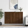 Image de vidaXL Armoires murales 2 pcs chêne marron bois d'ingénierie 3198032