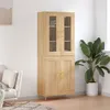 Image de vidaXL Buffet haut Chêne sonoma 69,5x34x180 cm Bois d'ingénierie 3198332