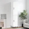 Image de vidaXL Buffet haut Blanc 34,5x34x180 cm Bois d'ingénierie3198793