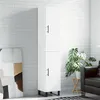 Image de Buffet haut Blanc 34,5x34x180 cm Bois d ingénierie