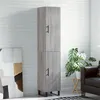 Image de vidaXL Buffet Haut, Armoire de Rangement avec Pieds, Meuble de Rangement, Organisateur Salon Salle de Séjour, Moderne, Sonoma Gris Bois d'Ingénierie