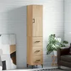 Image de vidaXL Hoge kast 34,5x34x180 cm bewerkt hout sonoma eikenkleurig3198852