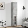 Image de vidaXL Buffet haut Gris béton 34,5x34x180 cm Bois d'ingénierie3199021