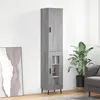 Image de Buffet haut Sonoma gris 34,5x34x180 cm Bois d ingénierie